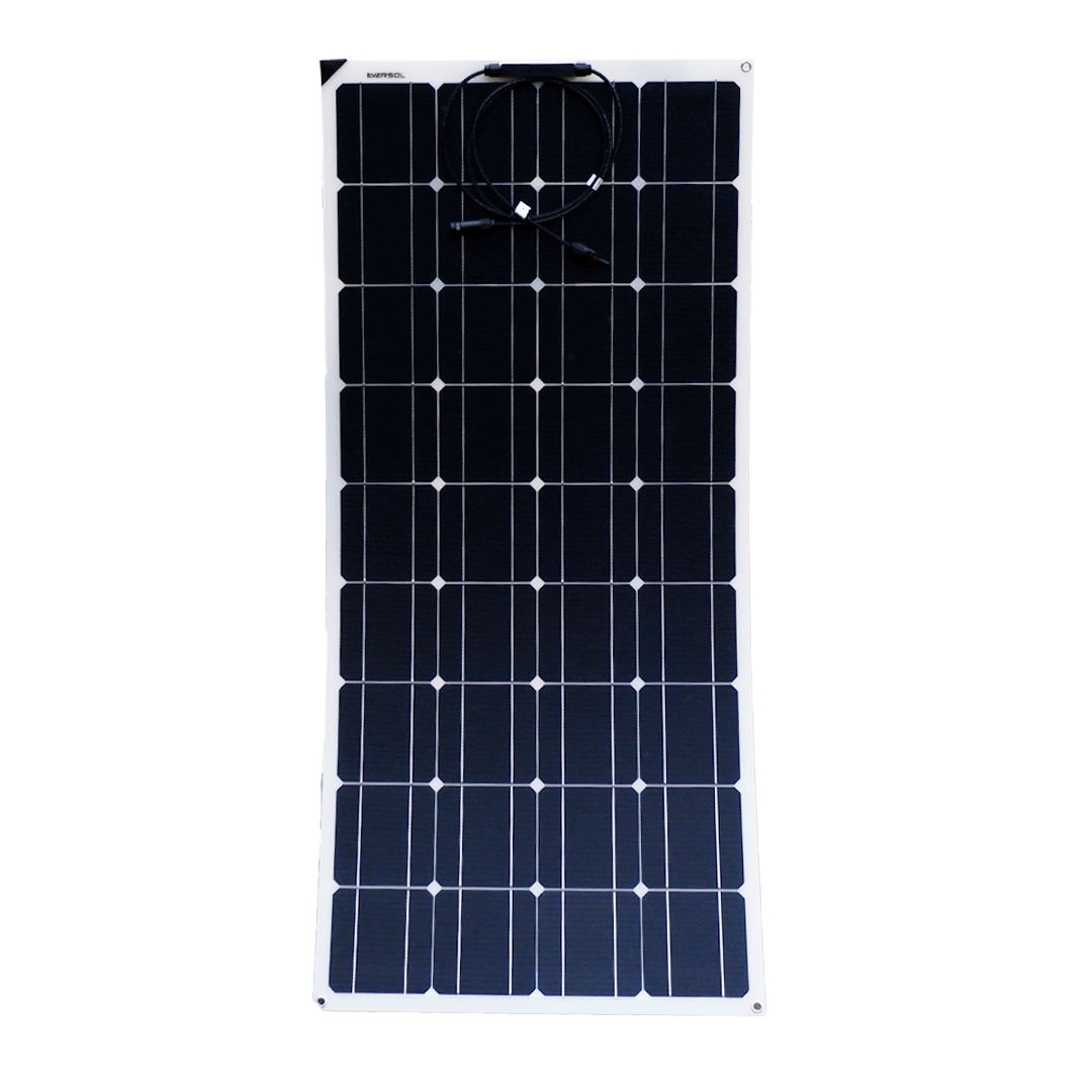 Kit Panneau Solaire 100W Monocristallin Portable - Avec Contrôleur 100A, 2 Ports USB - Pour Camping-car, Bateau, Hors Réseau - 9
